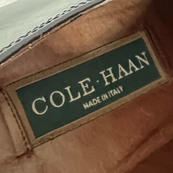 Cole Haan Mens Shoes Black Williams Cap Toe Oxford Leather Vibram Italy 7.5B - Picture 13 of 16